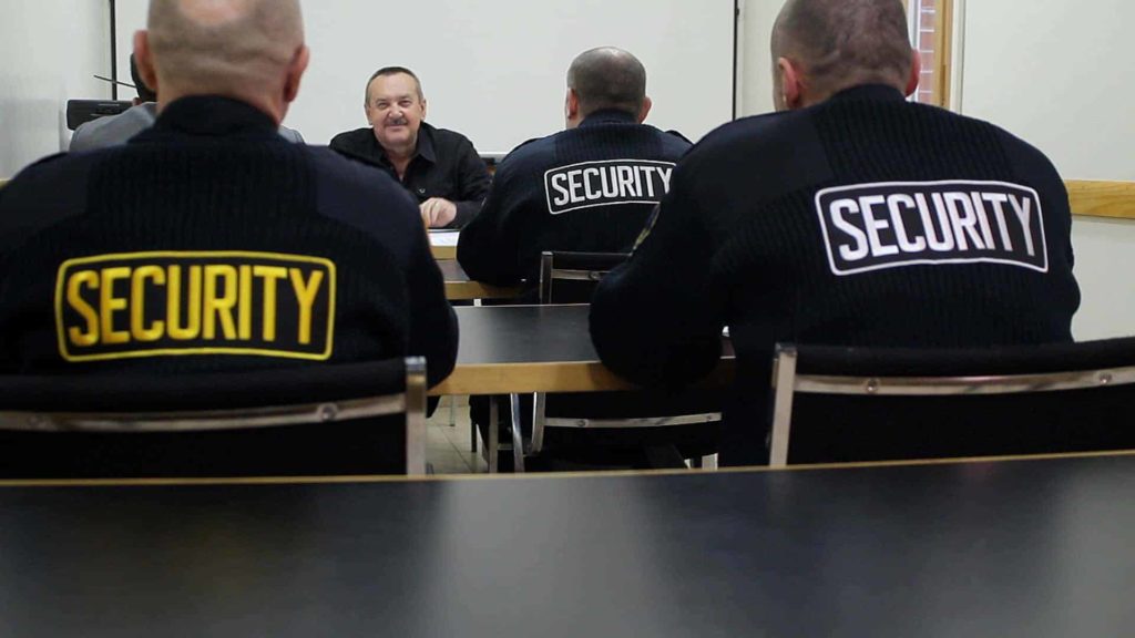security guard training course