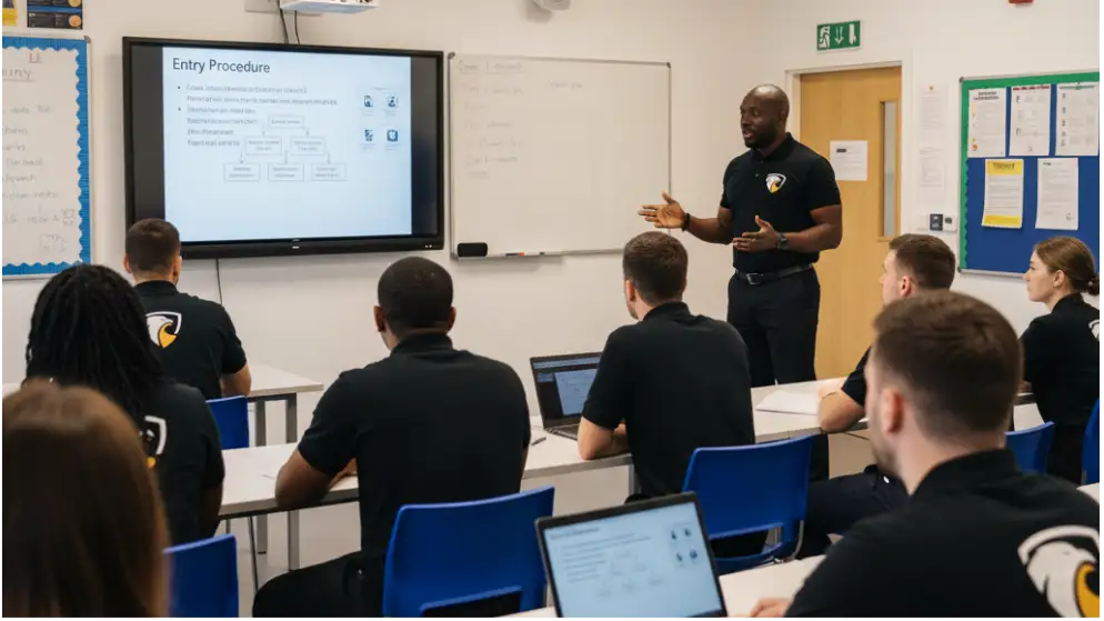 Security awareness training session