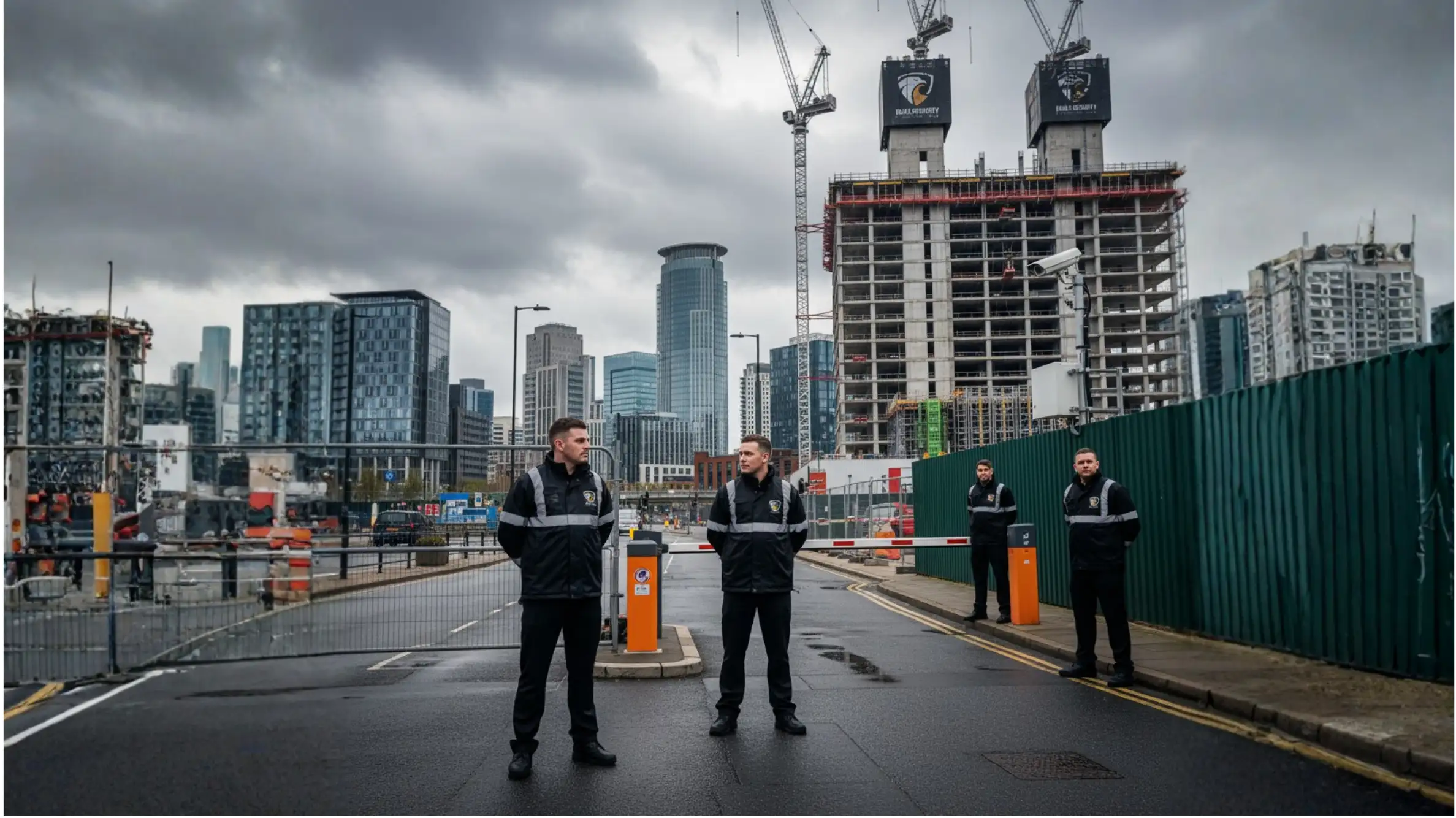 Security officer on site