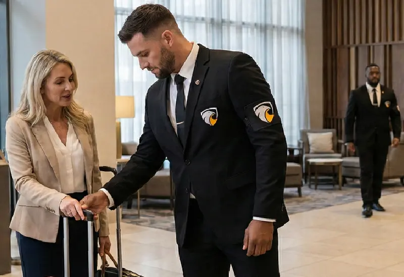 Professional security guard personnel