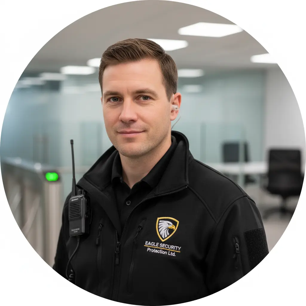 Marked mobile patrol vehicle responding to a call