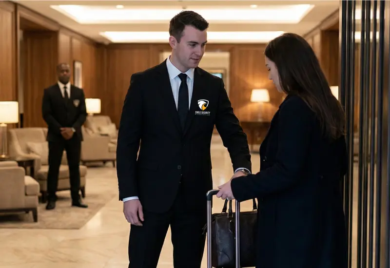 Professional security guard personnel