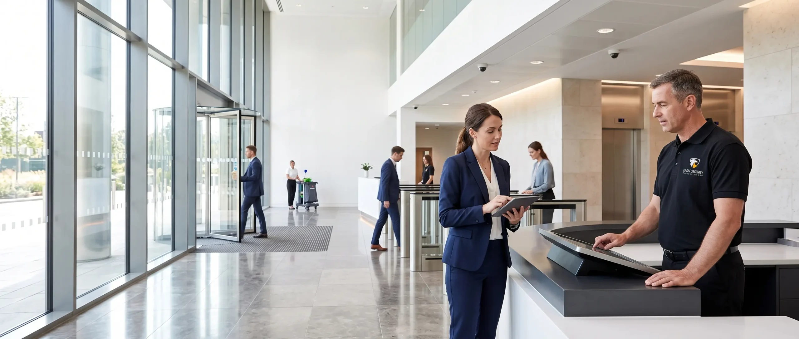 Facilities management corporate security concierge in Birmingham